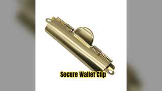 Leather Wallet Clip 32mm